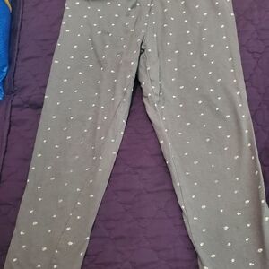 H&M Gray Kids Casual Bottoms with White Dots